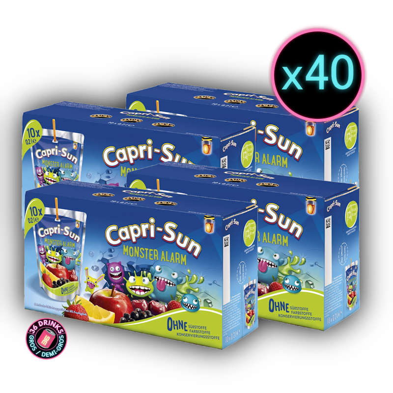 Capri Sun Monster 40 piece