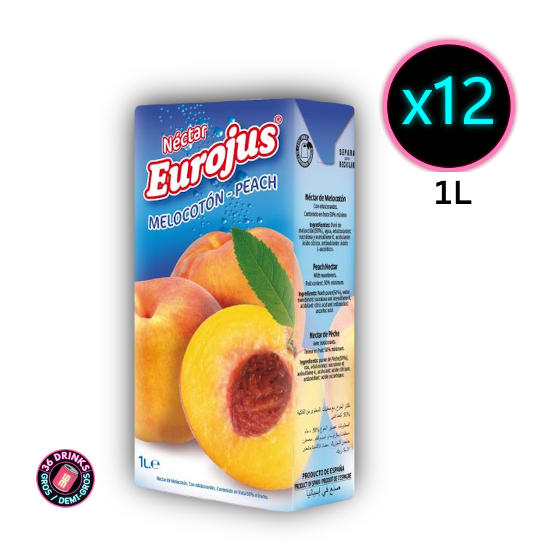 Eurojus Pêche 1L x 12