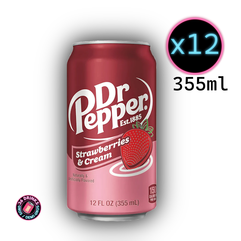 Dr Pepper Strawberries 12 x 355ml