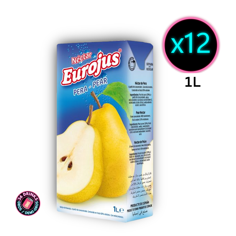 Eurojus Poire 1L x 12