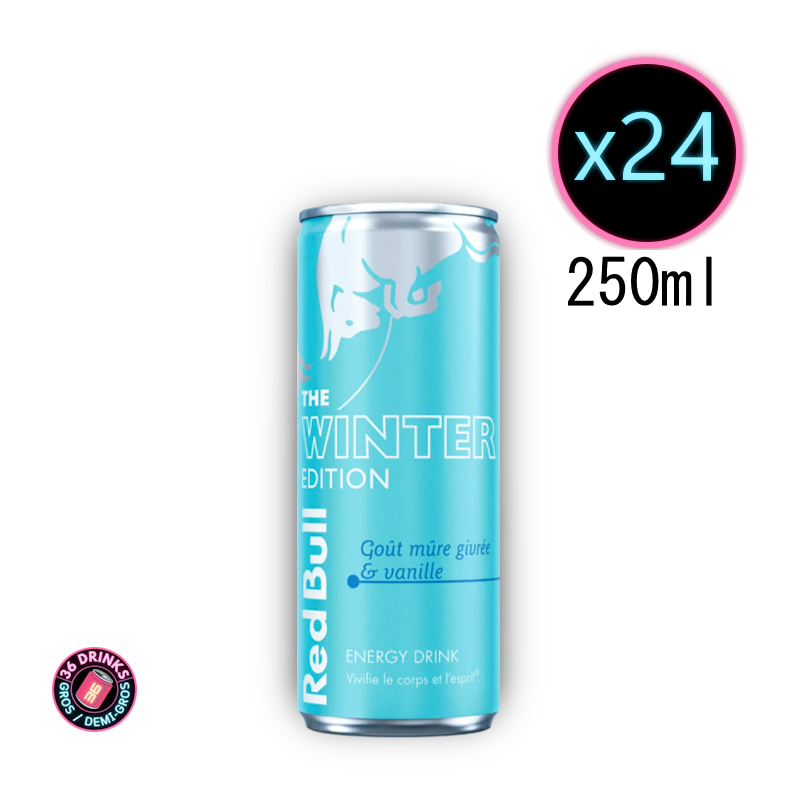 Red Bull Mûre Givrée & Vanille 24 x 250