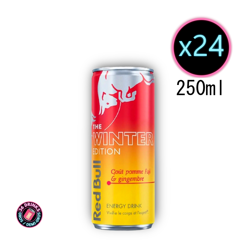 Redbull pomme fuji & gimgembre 24 x 25cl