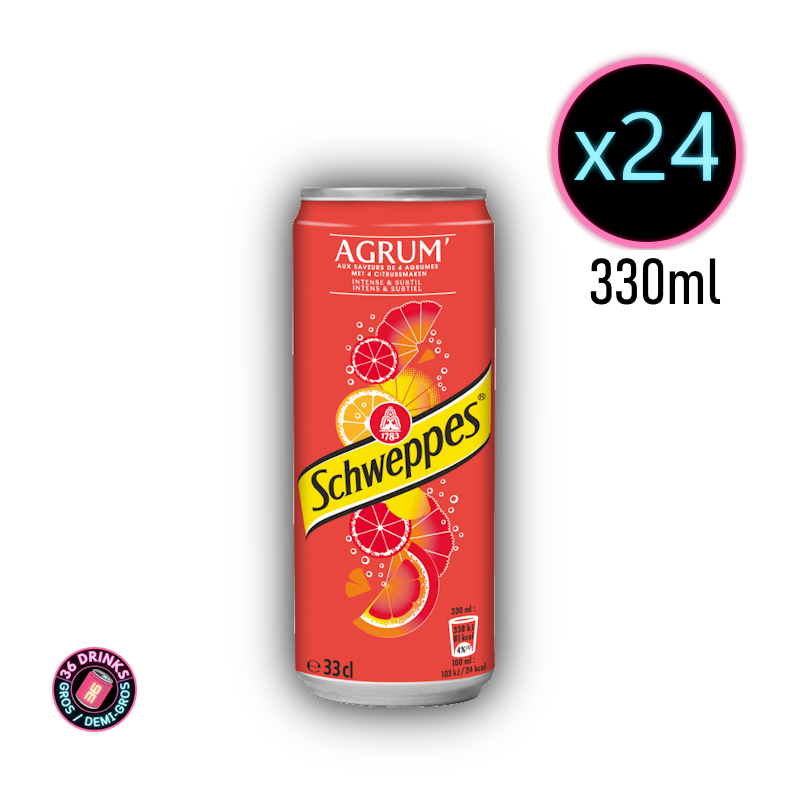 Schweppes Agrumes  24 x 33cl