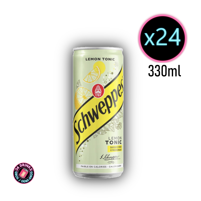 Schweppes Tonic Lemon 24 x 33cl